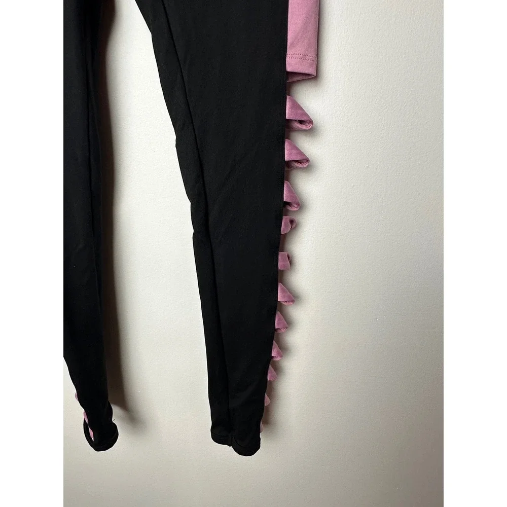 PINK Victoria's Secret Ultimate‎ Leggings XS Black Pink High Waist Activewear